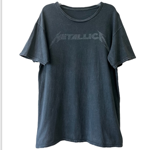 Metallica Vintage T-shirt Distressed Grunge Metallica Rock Band Concert Tee - Picture 10 of 15